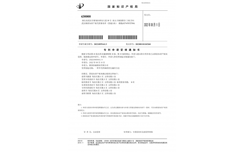 專利：一種半代種麻的優(yōu)化栽培方法